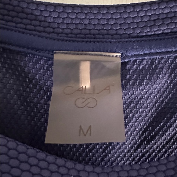 Calia Navy Sleeveless Women's Tee - Picture 3 of 4